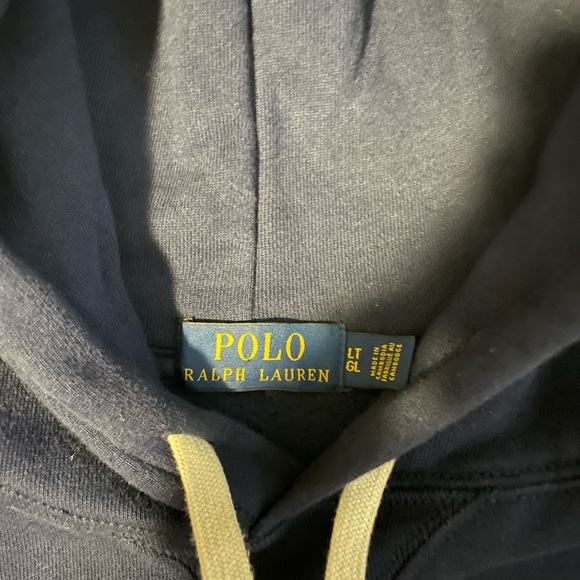 Navy Blue Polo Ralph Lauren Hoodie - Picture 3 of 3